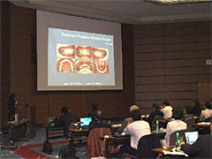 Dr. Miho Ukai is presenting a case.